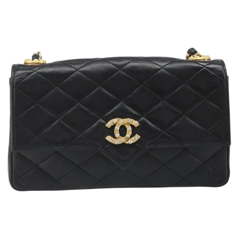Chanel Matelasse Bijoux Chain Shoulder Bag Black